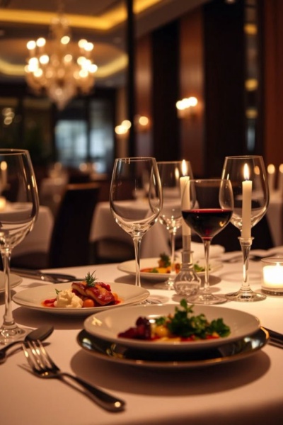 Dinner at the restaurant 🍽️